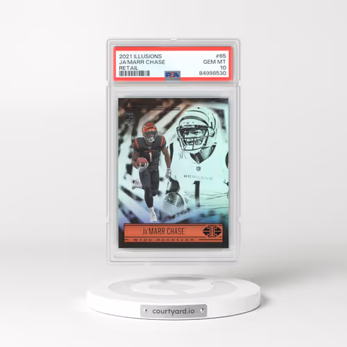 2021 Panini Illusions #65 JA'Marr Chase - Retail (PSA 10 GEM MINT)