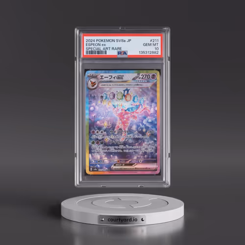 2024 Pokémon Sv8a-Terastal Fest EX #211 Espeon EX - Holo Special Art Rare (PSA 10 GEM MINT)