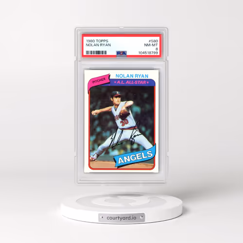 1980 Topps #580 Nolan Ryan (PSA 8 NM-MT)