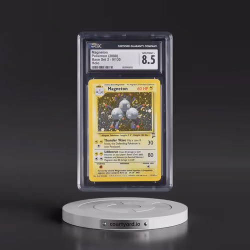 2000 Base Set 2 #9/130 Magneton - Holo (CGC 8.5 NM-MT+)