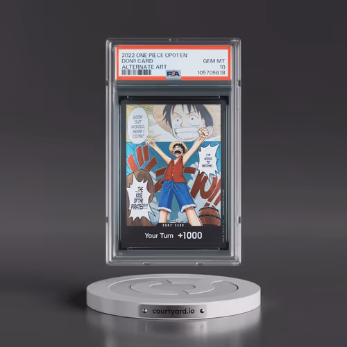 2022 One Piece Romance Dawn Don!! Card - Alternate Art (PSA 10 GEM MINT)