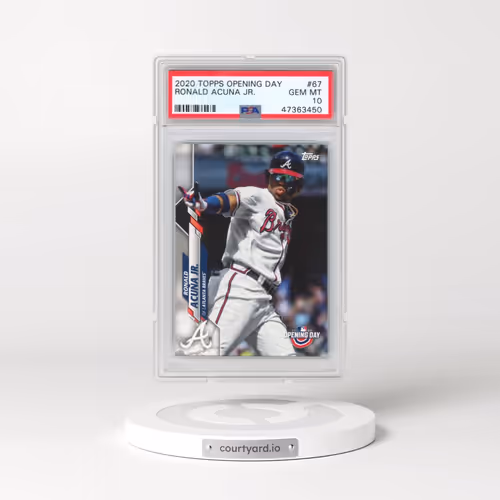 2020 Topps Opening Day #67 Ronald Acuna Jr. (PSA 10 GEM MINT)
