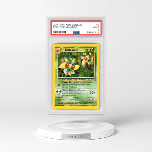 2000 Pokémon Neo Genesis #3 Bellossom - Holo (PSA 9 MINT)