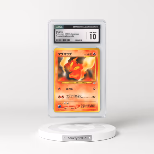 2000 Japanese Awakening Legends #218 Slugma (CGC 10 GEM MINT)