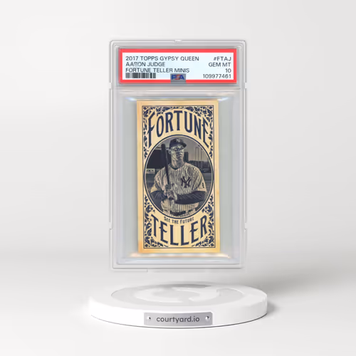 2017 Topps Gypsy Queen Fortune Teller Minis #FTAJ Aaron Judge (PSA 10 GEM MINT)