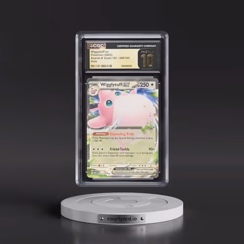 2023 Scarlet & Violet 151 - MEW EN #040/165 Wigglytuff ex - Holo (CGC 10 PRISTINE)