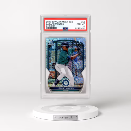 2023 Bowman Mega Box Chrome #58 Lazaro Montes (PSA 10 GEM MINT)