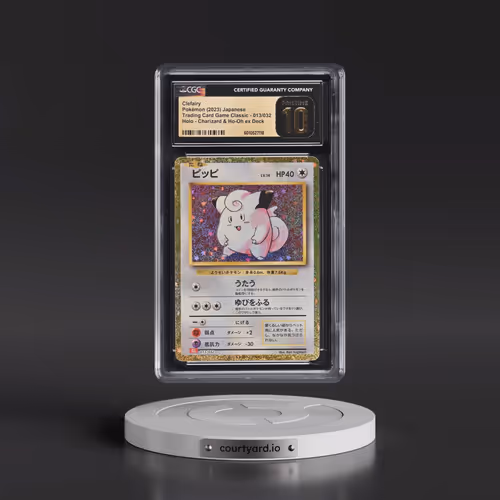 2023 Pokémon Cll-Trading Card Game Classic Charizard & HO-Oh EX Deck #013 Clefairy (CGC 10 PRISTINE)