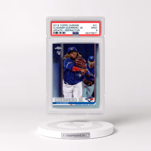 2019 Topps Chrome Update #21 Vladimir Guerrero Jr. - Refractor (PSA 9 MINT)