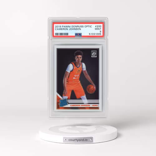 2019 Panini Donruss Optic #200 Cameron Johnson (PSA 9 MINT)