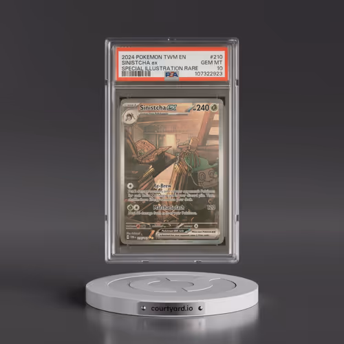 2024 Pokémon Twm EN-Twilight Masquerade #210 Sinistcha EX - Holo Special Illustration Rare (PSA 10 G