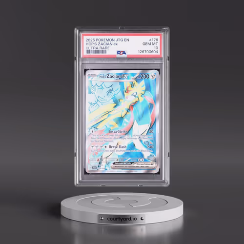 2025 Pokémon Jtg EN-Journey Together #176 Hop's Zacian EX - Holo Ultra Rare (PSA 10 GEM MINT)