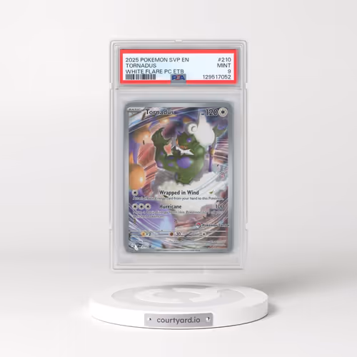 2025 Pokémon Svp EN-SV Black Star Promo #210 Tornadus - White Flare Pokemon Center Elite Trainer Box
