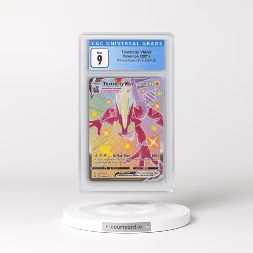2021 Shining Fates #SV113/SV122 Toxtricity VMAX - Holo (CGC 9 MINT)