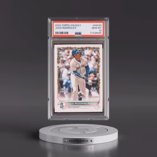 2022 Topps Holiday #HW44 Julio Rodriguez (PSA 10 GEM MINT)