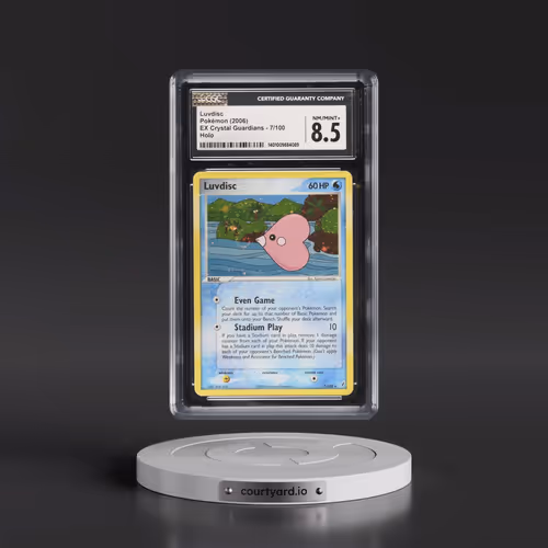 2006 EX Crystal Guardians #7/100 Luvdisc - Holo (CGC 8.5 NM-MT+)