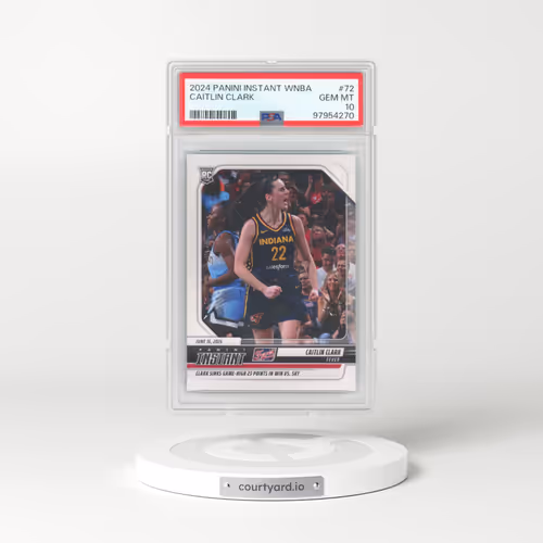 2024 Panini Instant WNBA #72 Caitlin Clark (PSA 10 GEM MINT)