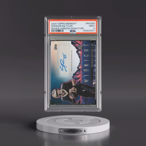 2024 Topps Midnight Rookie Horizon Signatures #RHSSR Spencer Rattler (PSA 9 MINT)