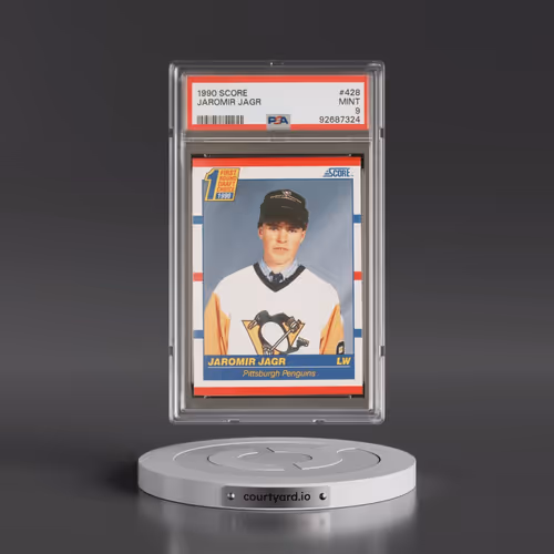 1990 Score #428 Jaromir Jagr (PSA 9 MINT)