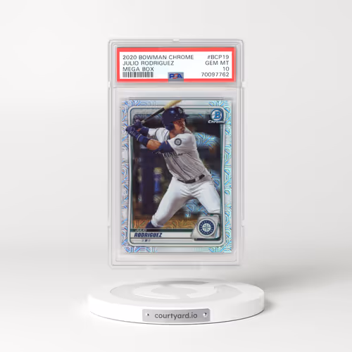 2020 Bowman Chrome Mega Box #BCP19 Julio Rodriguez (PSA 10 GEM MINT)