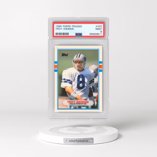 1989 Topps Traded #70T Troy Aikman (PSA 9 MINT)