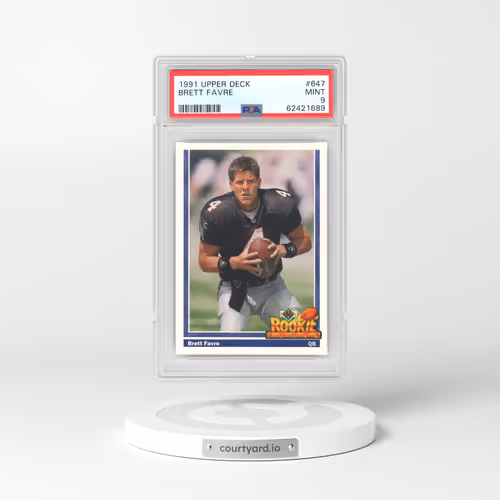 1991 Upper Deck #647 Brett Favre (PSA 9 MINT)