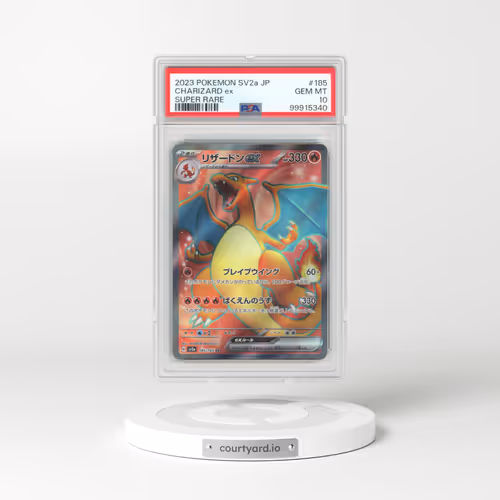 2023 Pokémon Sv2a-Pokemon 151 #185 Charizard EX - Holo Super Rare (PSA 10 GEM MINT)