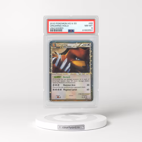 2010 Pokémon Heartgold & Soulsilver Unleashed #89 Ursaring - Holo (PSA 8 NM-MT)