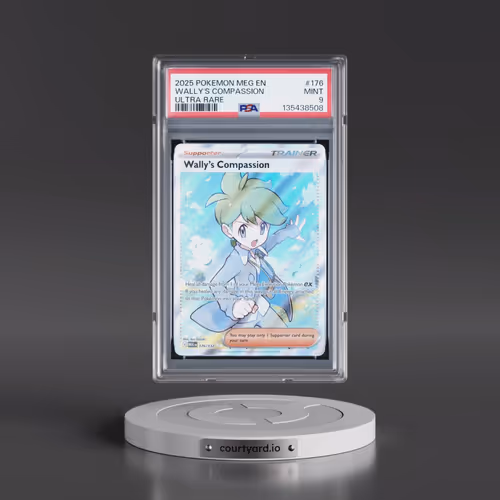 2025 Pokémon Meg EN-Mega Evolution #176 Wally's Compassion - Ultra Rare (PSA 9 MINT)