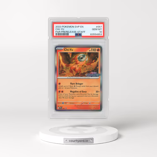 2023 Pokémon Svp EN-SV Black Star Promo #057 Chi-YU - Paradox Rift Prerelease-Staff (PSA 10 GEM MINT)
