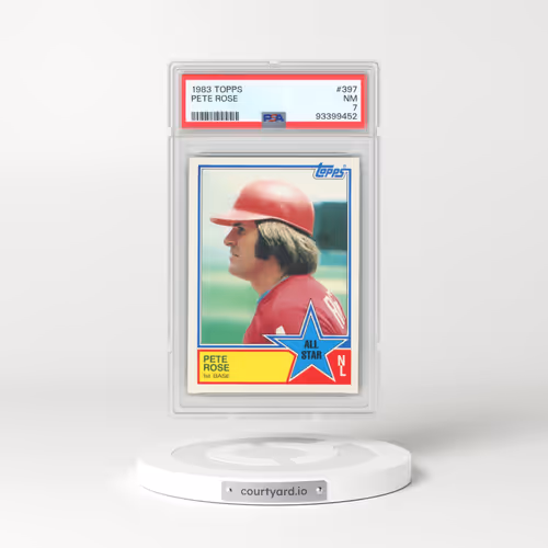 1983 Topps #397 Pete Rose (PSA 7 NM)