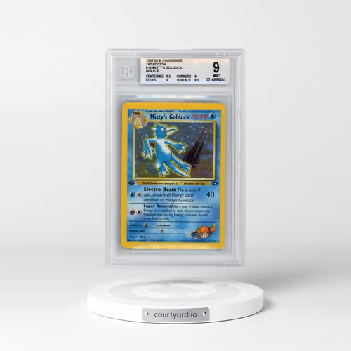 2000 Gym Challenge #12 Misty's Golduck - 1st Edition Holo (BGS 9 MINT)