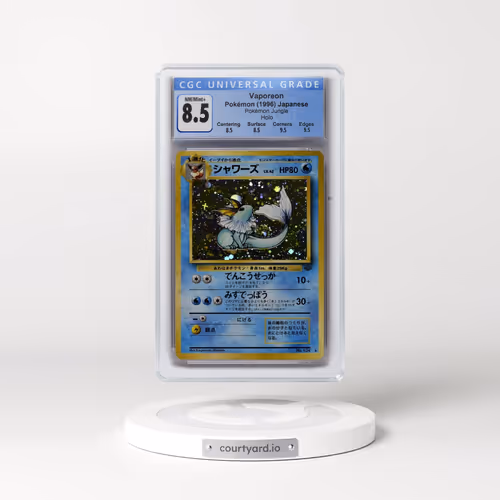 1997 Pokémon Jungle Vaporeon - Holo (CGC 8.5 NM-MT+)