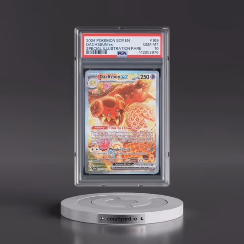 2024 Pokémon Scr EN-Stellar Crown #169 Dachsbun EX - Holo Special Illustration Rare (PSA 10 GEM MINT