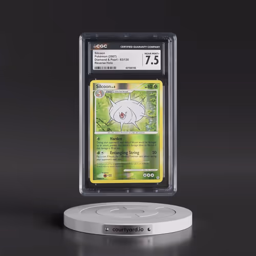 2007 Diamond & Pearl #63/130 Silcoon - Reverse Holo (CGC 7.5 NM+)