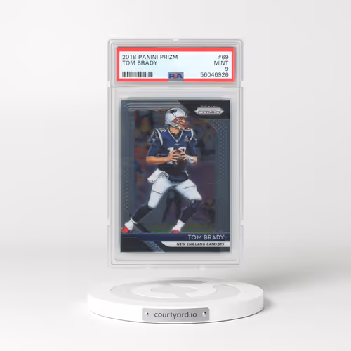 2018 Panini Prizm #69 Tom Brady (PSA 9 MINT)