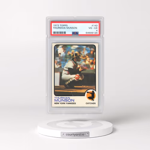 1973 Topps #142 Thurman Munson (PSA 4 VG-EX)
