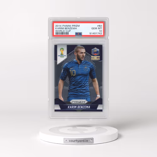 2014 Panini Prizm World Cup #82 Karim Benzema (PSA 10 GEM MINT)