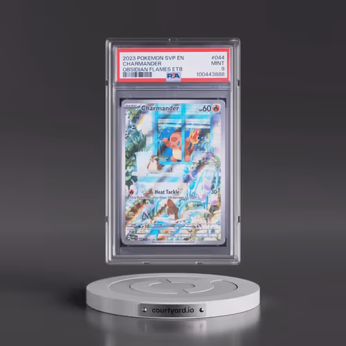2023 Pokémon Svp EN-SV Black Star Promo #044 Charmander - Obsidian Flames Elite Trainer Box (PSA 9 M