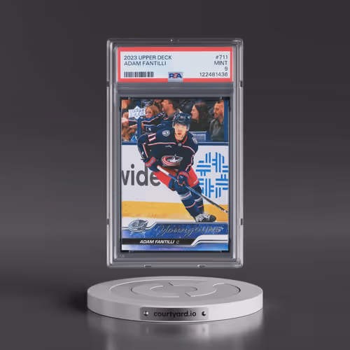 2023 Upper Deck #711 Adam Fantilli (PSA 9 MINT)