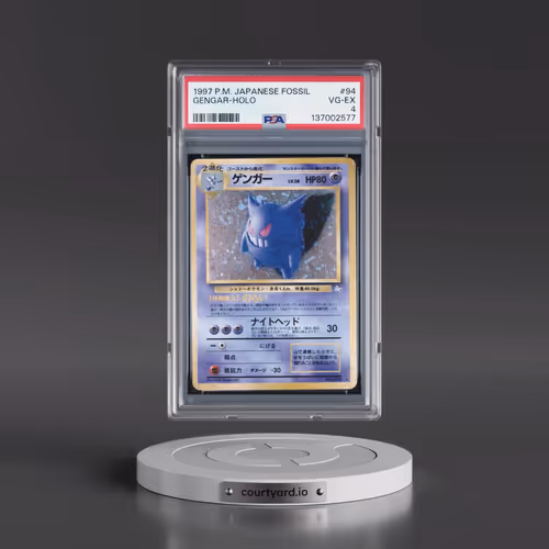 1997 Pokémon Fossil #94 Gengar - Holo (PSA 4 VG-EX)