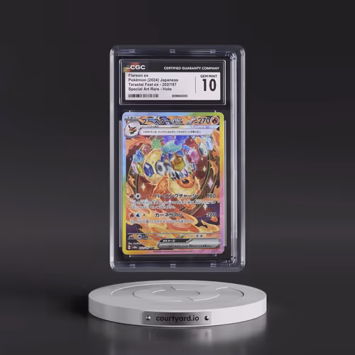 2024 Pokémon Sv8a-Terastal Fest EX #202 Flareon EX - Holo Special Art Rare (CGC 10 GEM MINT)