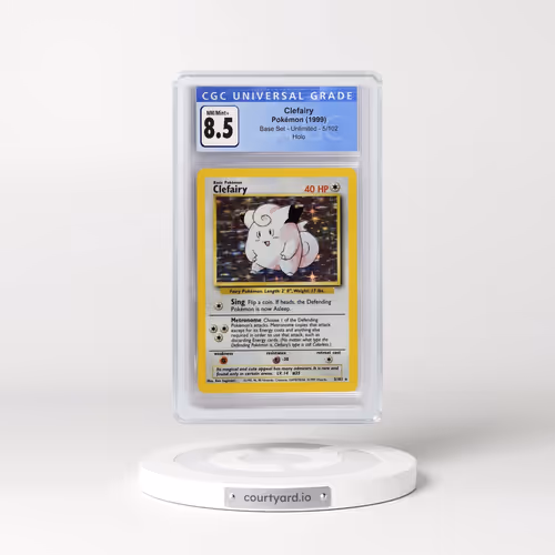 1999 Base Set #5/102 Clefairy - Holo (CGC 8.5 NM-MT+)