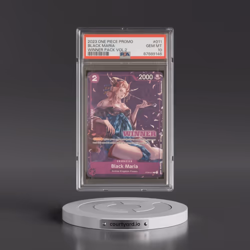 2023 One Piece Promos #011 Black Maria - Winner Pack Vol.2 (PSA 10 GEM MINT)