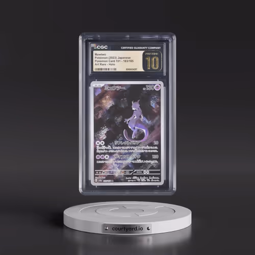 2023 Pokémon Card 151 #183/165 Mewtwo - Art Rare Holo (CGC 10 PRISTINE)