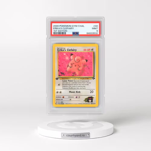2000 Pokémon Gym Challenge #40 Erika's Clefairy - 1st Edition (PSA 9 MINT)