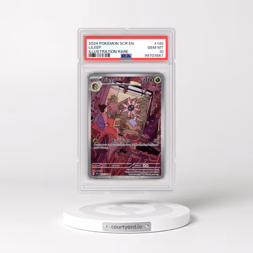 2024 Pokémon Scr EN-Stellar Crown #145 Lileep - Illustration Rare (PSA 10 GEM MINT)