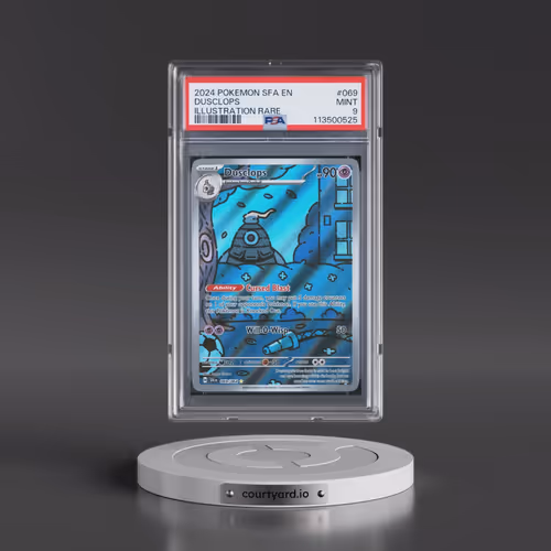 2024 Pokémon Sfa EN-Shrouded Fable #069 Dusclops - Illustration Rare (PSA 9 MINT)