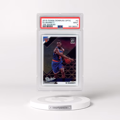 2019 Panini Donruss Optic the Rookies #3 RJ Barrett (PSA 9 MINT)
