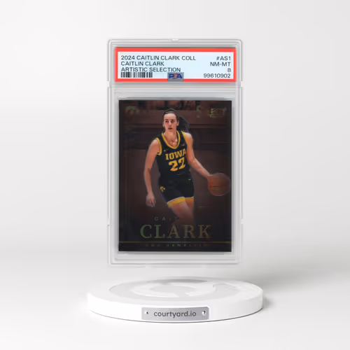 2024 Panini Caitlin Clark Collection Artistic Selection #AS1 Caitlin Clark (PSA 8 NM-MT)